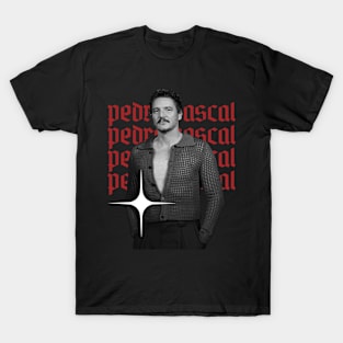 Pedro pascal x retro T-Shirt
